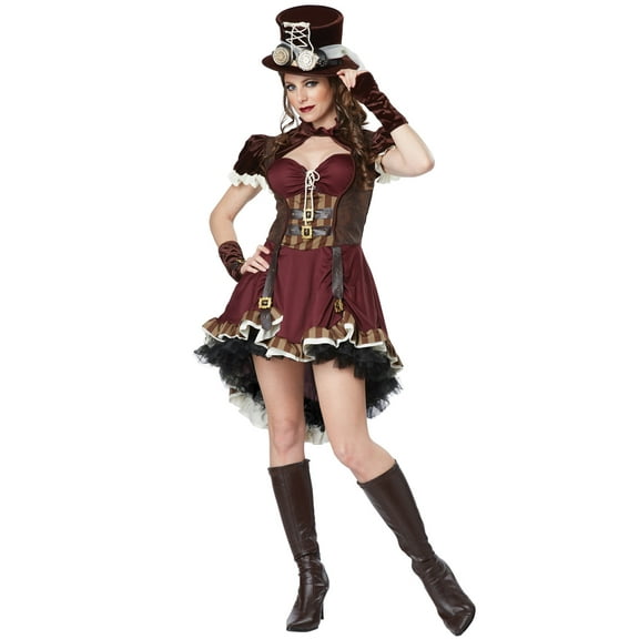 California Costume Collections Steampunk Women's Halloween Fancy-Dress Costume for Adult, XL