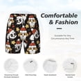 thumbnail image 3 of Rocae Cute Dog Panda for Men's Swim Trunks Quick Dry With Two Side Pockets and One Lined Patch Pocket3X-Large, 3 of 9
