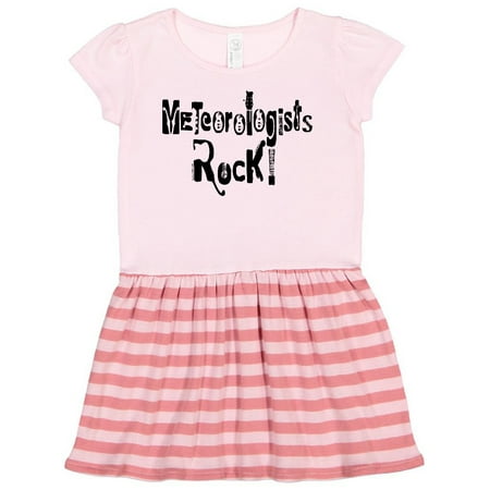

Inktastic Meteorologists Rock Gift Toddler Girl Dress