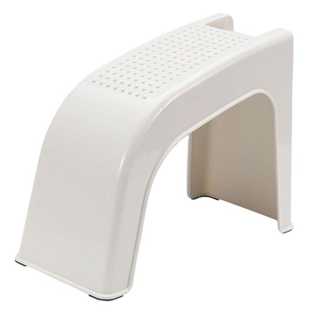 Reposapiés de ducha Vogacara, soporte multifuncional, antideslizante, 38x28x16,5 cm, azul
