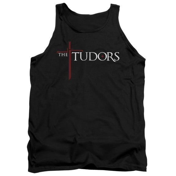Tudors Logo Adult Tank Top Black