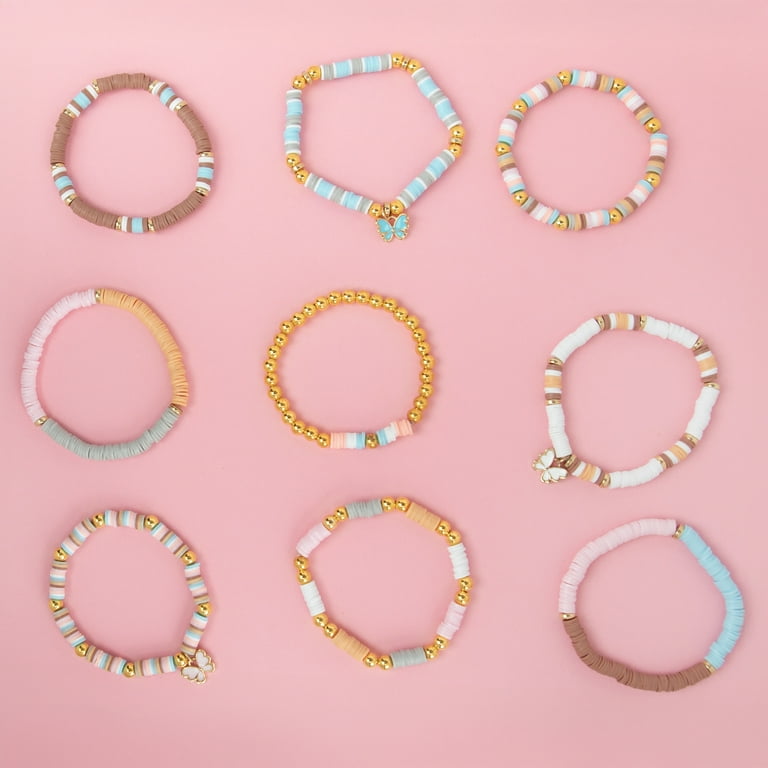 Cousin DIY Jewelry Making Kit with Heishi Clay Beads and Butterfly