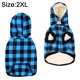 thumbnail image 2 of Suéter a cuadros para mascotas, ropa para perros con gorro extraíble y gruesa, para otoño e invierno, 2 of 5