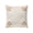 Ivory, variant on My Texas House 18 in x 18 in Ivory Embroidered Leaves Velvet Decorative Pillow