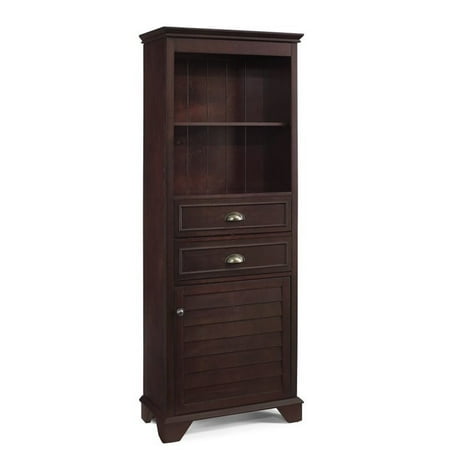 - Kingfisher Lane Linen Cabinet in Espresso