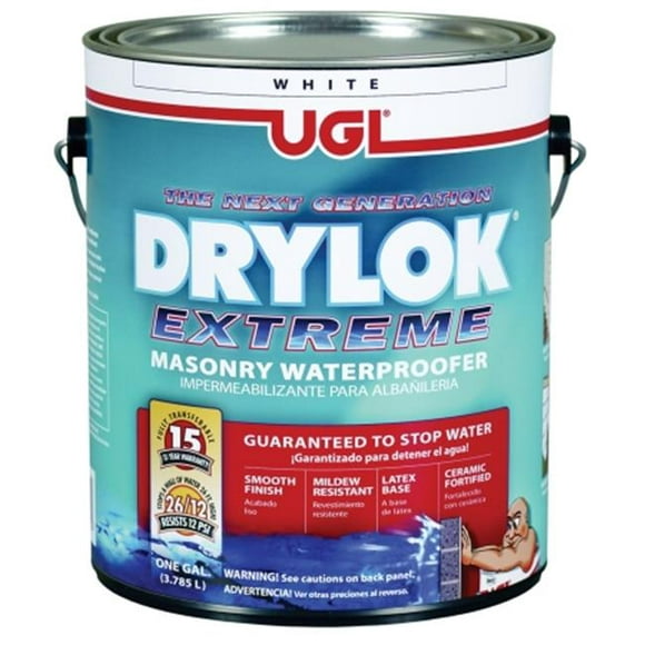 United Gilsonite 1 Gallon Blanc Drylok Extrême Imperméabilisant de Maçonnerie 28613 - Pack de 2
