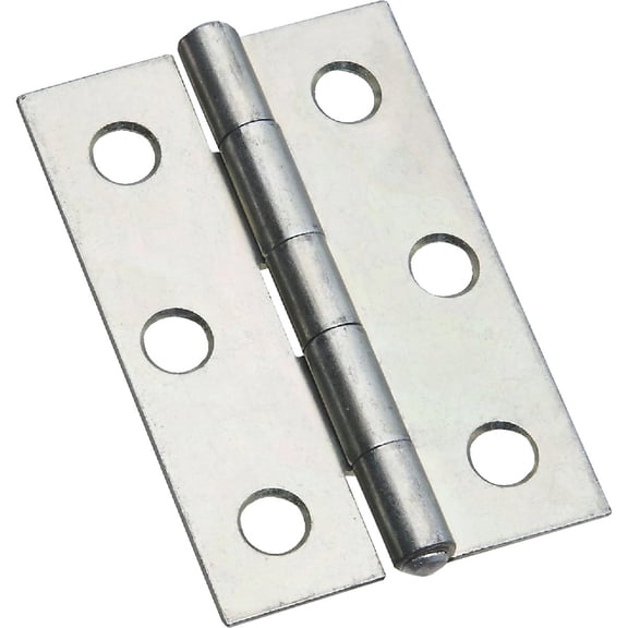 National Hardware 2-1/2 in. L Zinc-Plated Door Hinge 2 pk