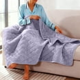 thumbnail image 6 of USB Electric Heated Blanket 29.5" x 47.24" - Portable Personal Heated Throw with 3 Heat Settings for Car, Office, Library, Outdoor & Travel Use (Power bank Not Included), 6 of 8