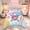 White Blue 03, variant on Feelyou Cute Baseball Bat Queen Comforter Set for Kids, Green Ice Cream Drip Comforter Sets Queen, Reversible, 3pcs, 1 Comforter and 2 Pillowcases