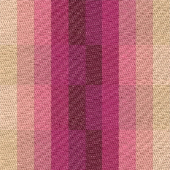 Ahgly Company Indoor Square Patterned Raspberry Red Area Rugs, 8' Square