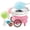 Pink, variant on Vintage Cotton Candy Machine - Countertop Cotton Candy Maker With 2 Reusable Cones & 1 Sugar Scoop - Use Hard Candy or Sugar to Create Fluffy, Delicious Treats in Minutes-Pink