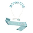 thumbnail image 4 of Mommy To Be Sash Set Decoración De Fiesta Para Baby Shower Niño Niña Revelación De Género Azul, 4 of 8