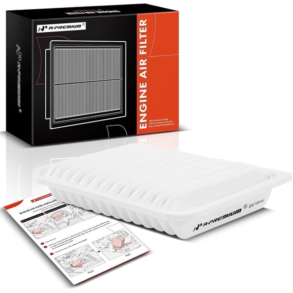 A-Premium Engine Air Filter Compatible with Mitsubishi Lancer, Outlander, Outlander Sport, RVR, 2013-2022, 2.0L 2.4L 3.0L, Rigid Panel, Replace# 160997380