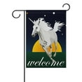 thumbnail image 1 of EREHome Beautiful Rainbow Unicorn Garden Flag Decorative Holiday Home Flag 28x40 Inches, 1 of 1