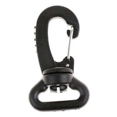 

Black Nylon Swivel Clip Backpack Strap Webbing Buckle