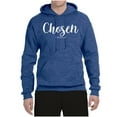 thumbnail image 2 of Wild Bobby Chosen 1 Peter 2:9 Inspirational/Christian Unisex Graphic Hoodie Sweatshirt, Vintage Heather Blue, Medium, 2 of 5
