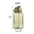thumbnail image 4 of weibbin Sports Water Cup Large-capacity Water Bottle Fitness Cup Straw Kettle Outdoor 1500ML Super Large Space Cup, 4 of 4