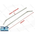 thumbnail image 2 of Universal Mirror Stem Head Set Stainless Steel 345mm for Vespa & Lambretta, 2 of 5