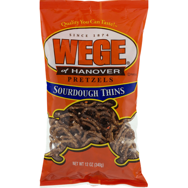 Wege of Hanover Sourdough Pretzel Thins 12 Oz. Bag (4 Bags) Walmart