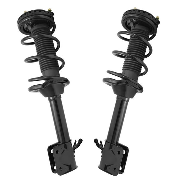 Detroit Axle - 2 Rear Struts for 2002 2003 Subaru Impreza [Sedan], Struts with Coil Spring Assembly Replacement Suspension