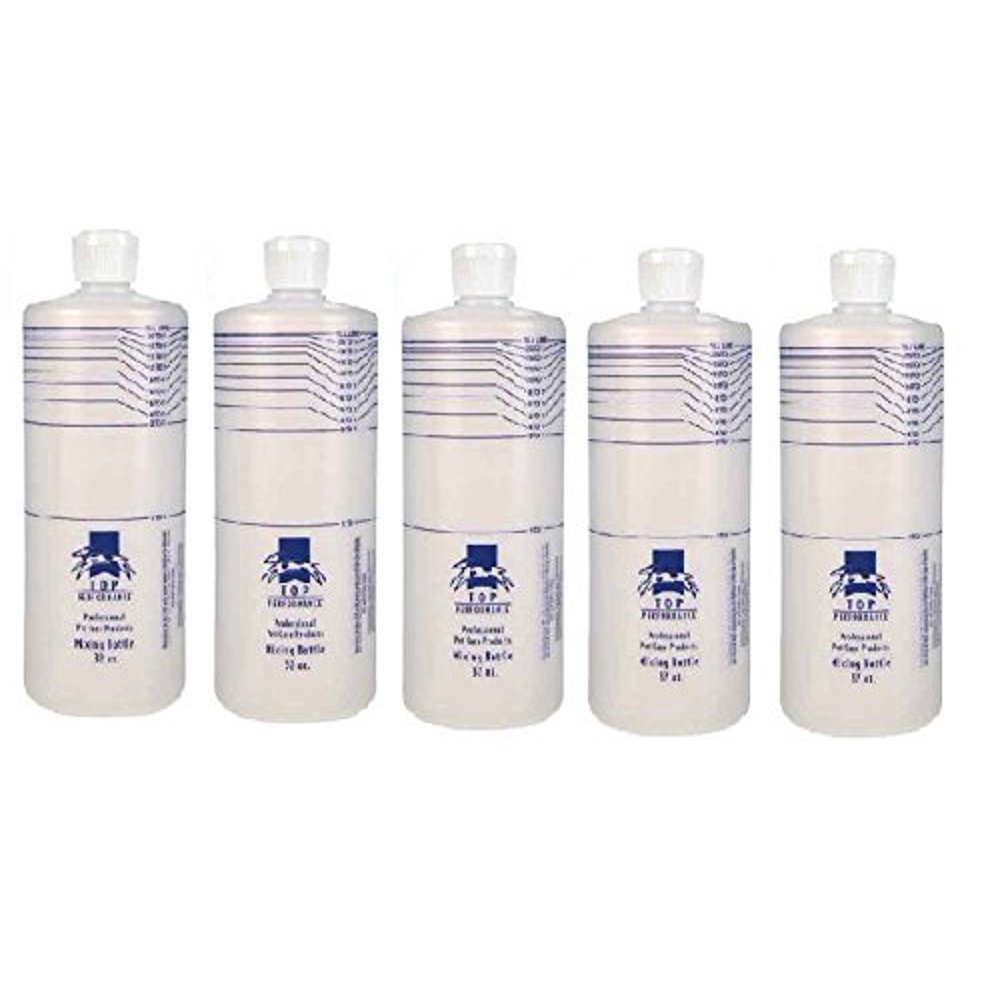 Mixing Bottle 32 Oz Marked Dilution Rates Pet Grooming Salon