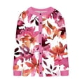 thumbnail image 5 of Cárdigan informal de punto con estampado floral para mujer, chaqueta abotonada y abrigo superior para mujer, 5 of 5