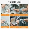 thumbnail image 5 of 10 Counts Dishwashing Rags，Multipurpose Non-Scratch Wire Dishcloths for Kitchen Cleaning，Wet and Dry Use, Reusable Wire Cleaning Cloths for Kitchen, Sinks, Pots, and Pans, 5 of 5