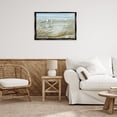 thumbnail image 2 of Stupell Industries Seagulls Standing On Beach Beach Painting Black Floater Framed Canvas Art Print Wall Art, 31 x 21, 2 of 9