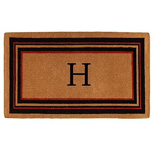 Calloway Mills180062436H Esquire 2 X 3 Extra-Thick Monogrammed Doormat (Letter H)