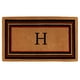 thumbnail image 1 of Calloway Mills180062436H Esquire 2 X 3 Extra-Thick Monogrammed Doormat (Letter H), 1 of 1