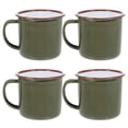 thumbnail image 1 of Outdoor Enamel Mugs, Set Of 4 With Durable Construction And Comfortable Handle, Shatterproof For Picnics, Camping, Or Home, 1 of 5