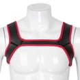 thumbnail image 3 of Sholeno Double Shoulder Support Neoprene Wrap Protector Unisex Men Ladies Injury Protect Sprains Dislocation of Shoulder Red M, 3 of 7