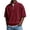 08# Wine, variant on Qwertyu Short Sleeve Golf Shirts for Men Waffle Knit Oversized Quarter Zip Stand Collar T Shirt Casual Solid Big and Tall Tee Tops Mint Green M