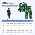 thumbnail image 4 of Sikiie Christmas Pattern At Buffalo Plaid Mens Pajama Set, Soft Warm Long Sleeve Sleepwear, Cozy Button-Down Pjs for Men-Large, 4 of 7