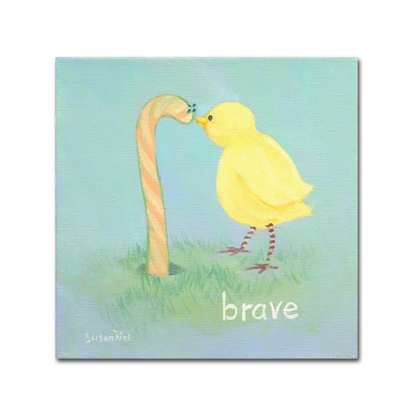 Trademark Fine Art 'Brave' Canvas Art by Susan Rios