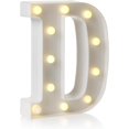 thumbnail image 1 of Yazoeia LED Alphabet Letter & Number Light Sign Decorations Lamp for Home Birthday Party Event Night Lights 22cm (D) CJB12-44809, 1 of 9