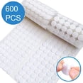 thumbnail image 2 of enjoywould 600Pcs Auto Adhésif Points Forte Collante Réutilisable Portable 15mm Nylon Fixer Crochet Cerceau Points Bureau Utilisation, 2 of 7