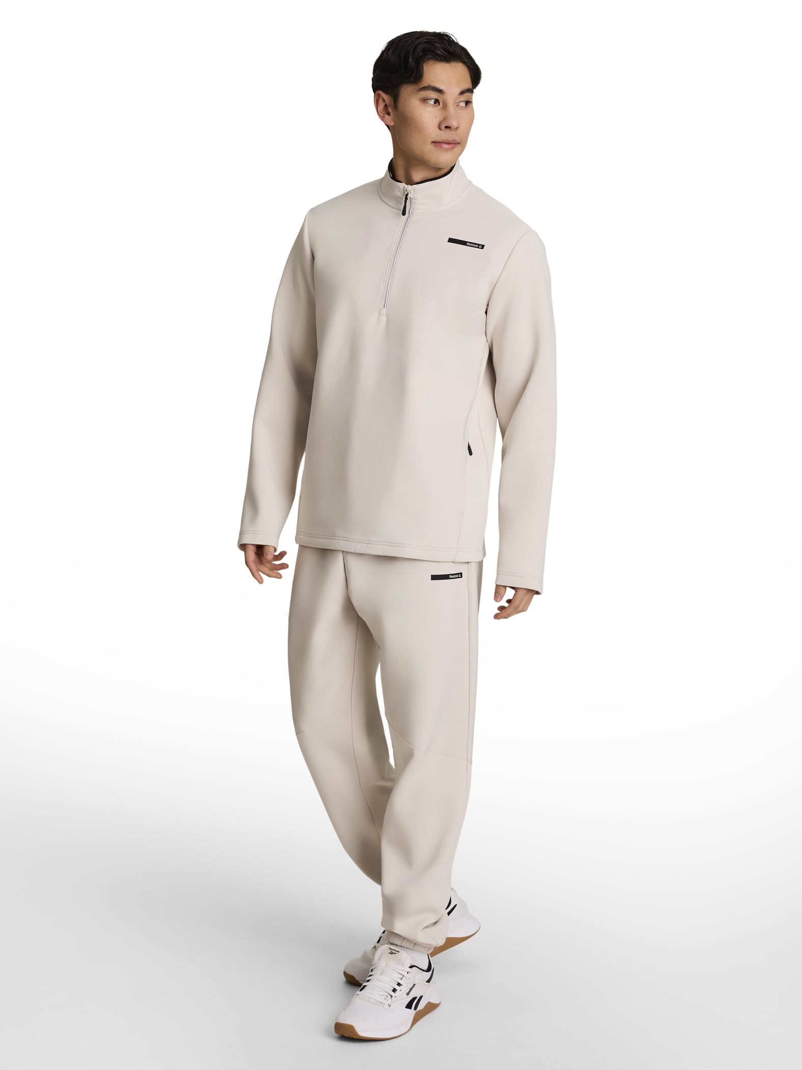 Reebok Men's and Big Men's Commuter Hybrid Quarter Zip, Sizes S-3XL