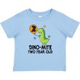 thumbnail image 3 of Inktastic 2nd Birthday Dinosaur Party Two Year Old Boys Baby T-Shirt, 3 of 5