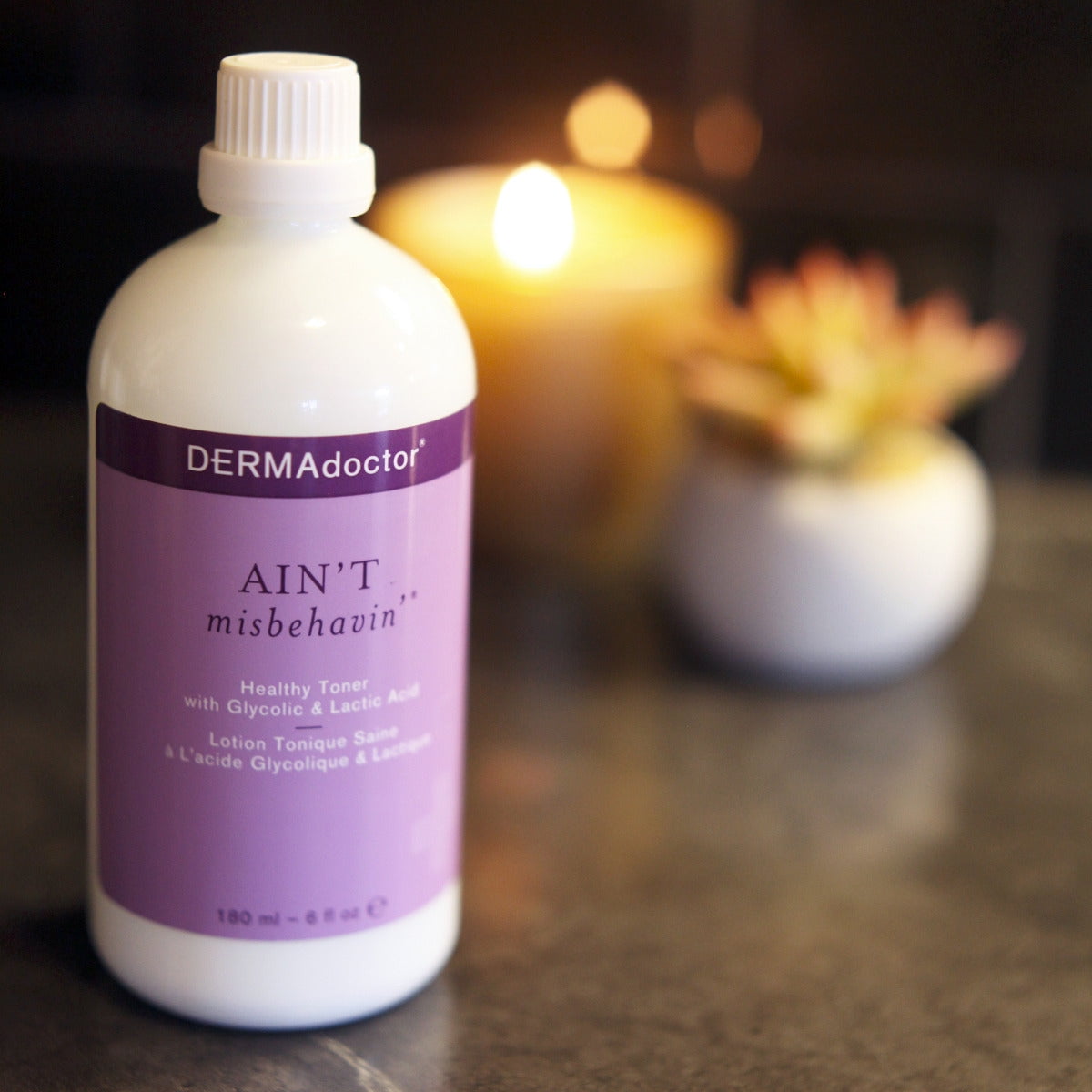 DERMAdoctor Ain’t Misbehavin’ Toner with Glycolic & Lactic Acid, 6 fl oz – Healthy Skin Solution