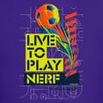 thumbnail image 3 of CafePress - Live To Play Nerf Soccer T Shirt - Dark T-Shirt Kids XS-XL, 3 of 4