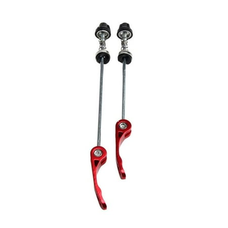 Cycling Hub - 1 Pair Bike Bicycle Cycling Wheel Hub Skewers Quick Release Bolt Lever Axle Set