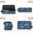 thumbnail image 5 of Hair Tool Organizer Bag with Heat Resistant Mat Removable Travel Storage Case for Hot Air Brushes Curling Irons Fantasy Luminous Flowers, 5 of 8