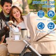 thumbnail image 6 of Retractable Stroller Cup Holder with Phone Holder Non-Slip Bike Cup Holder Multifunctional Stroller Cup and Phone Holder Stroller Drinks Holder Clip Firmly Grip Stroller Bar for Stroller Bike Walker, 6 of 11