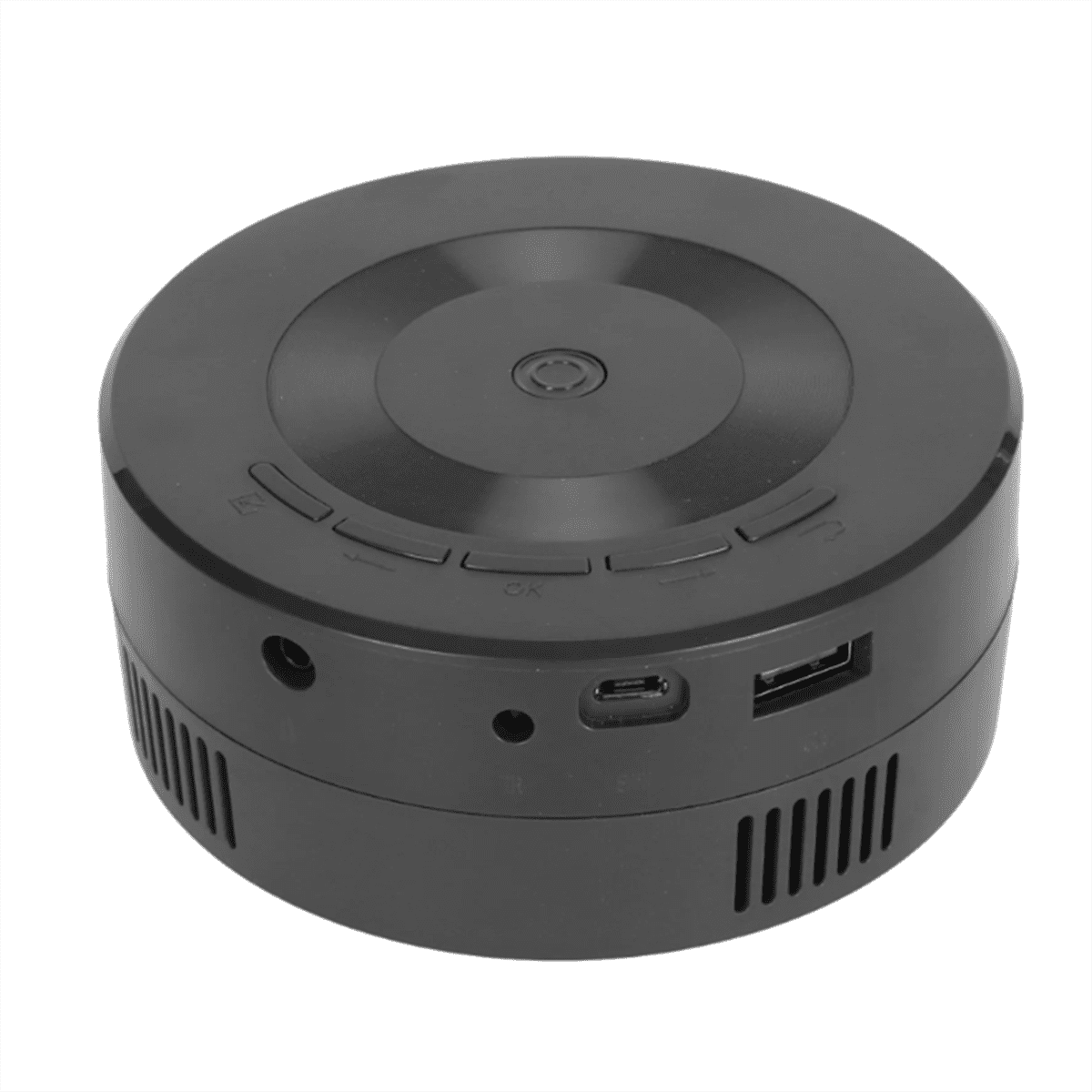Mini LED Projector 1080p Built in Speaker Portable Small Home Projector with Wired Same Screen Function for IOS ,Android