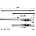 thumbnail image 2 of Steel AR60 Axle Front and Rear CVD Drive Shaft for Axial 1/10 RC Car, 2 of 5