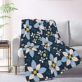 thumbnail image 2 of XMXT Flannel Warm Throw Blanket, Flat Geometric Patterns Bedroom Decor Blankets for Bed Couch Living Room, 50 x 70 inches, 2 of 9