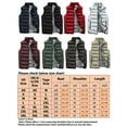 thumbnail image 2 of Fangasis Mens Jacket Full Zip Waistcoat Sleeveless Puffer Vest Men Lightweight Winter Warm Coats Fashion Holiday Coat Deep Blue S, 2 of 2