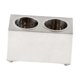 thumbnail image 5 of Soporte para cubiertos de acero inoxidable, soporte para cubiertos multirejilla, organizador de cubiertos para despensa, cafeterías, restaurantes y 2 cuadrícula, 5 of 8