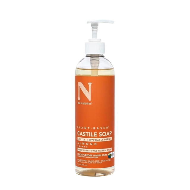 Jabón Puro de Castilla Multiusos Dr. Natural 473 ml Almendra